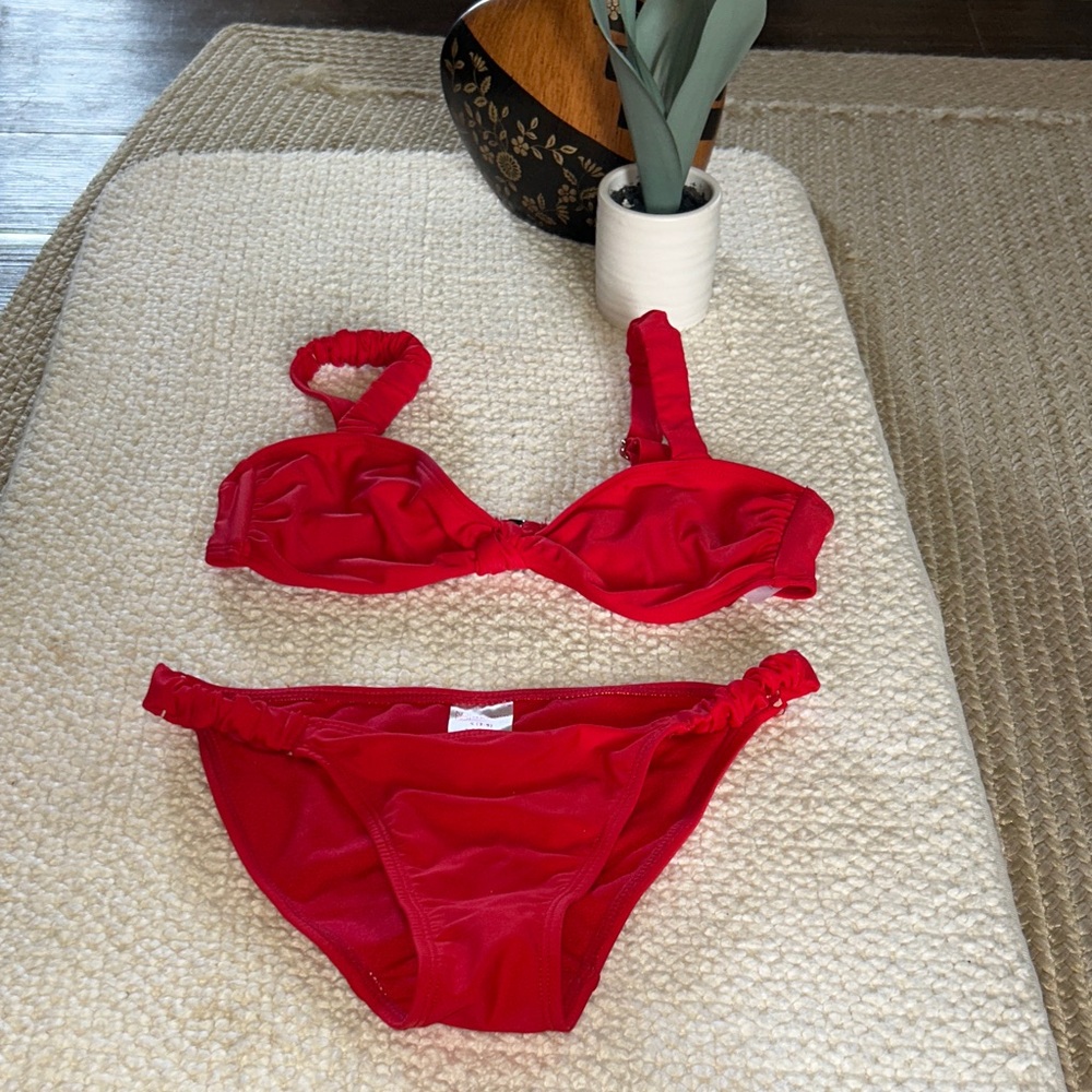 No Boundaries Scarlet Red Bikini